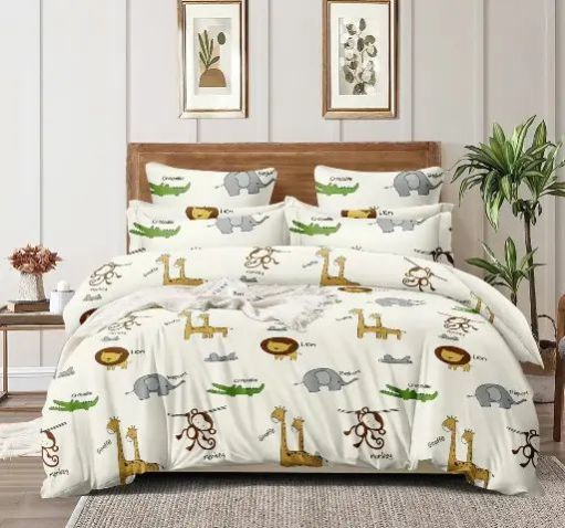 Poppy Queen Size Fitted Bedsheet