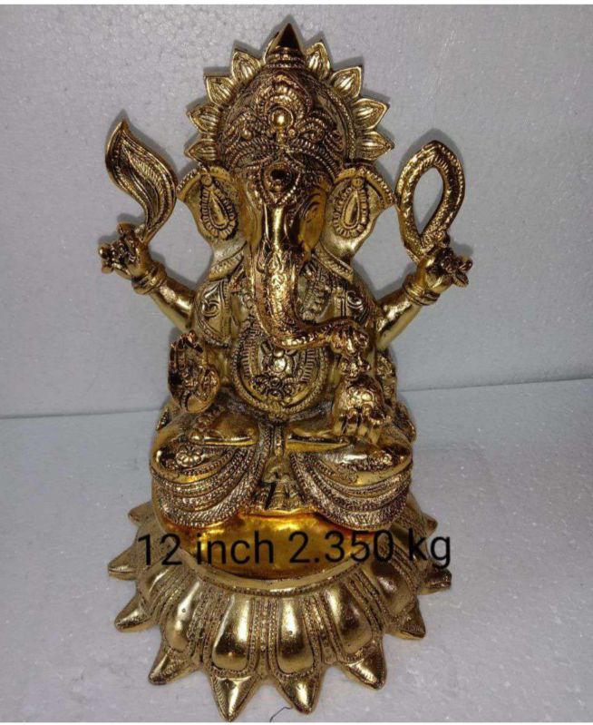 Brass Lord Ganesh Ji Statue