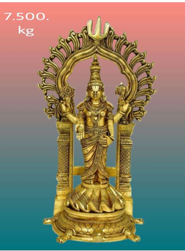 Brass Lord Tirupati Balaji Statue