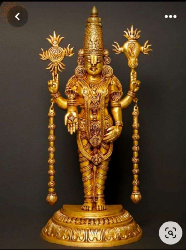 Brass Lord Venkateswara Balaji Statue