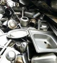 Casting Stainless Steel Kitchen Sink Scrap, Color : Silver