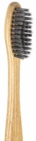 Plain Bamboo C Curve Tooth Brush, Color : Bowrn for Cleaning Teeths