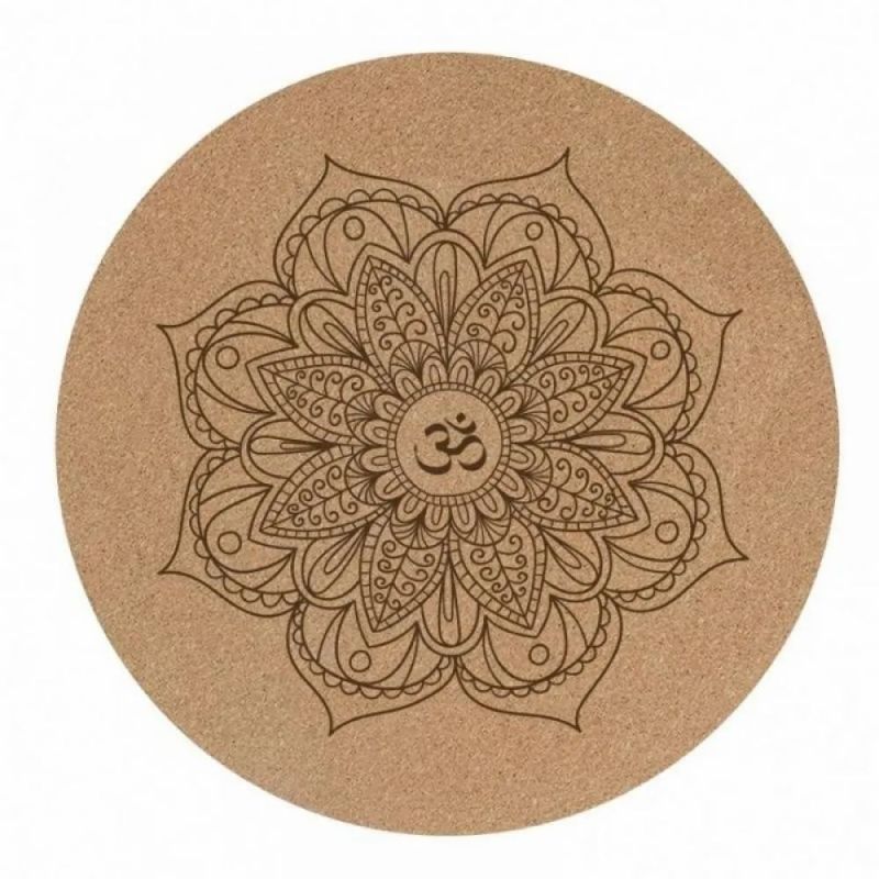 Round Cork Yoga Mat