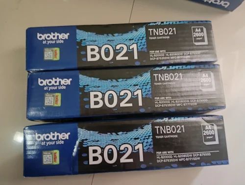 Brother B021 Toner Cartridge, Color : Black for Laser Printer