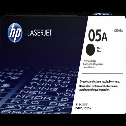 HP 05A Toner Cartridge, Color : Black, Packaging Type : Box Packing