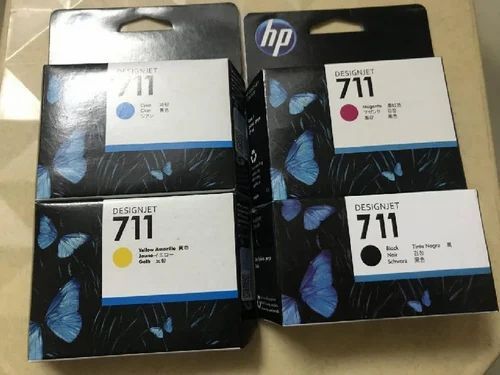 HP 711 Ink Cartridge, Color : Black, Packaging Type : Box Packing