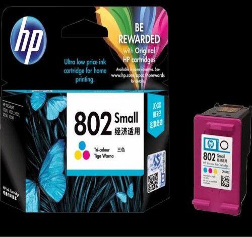 HP 802 Small Tri Color Ink Cartridge