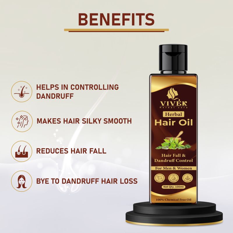 Vivek Anti Dandruff Herbal Hair Oil