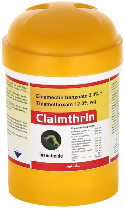 Claimthrin Emamectin Benzoate 3.0% + Thiamethoxam 12.0% Wg