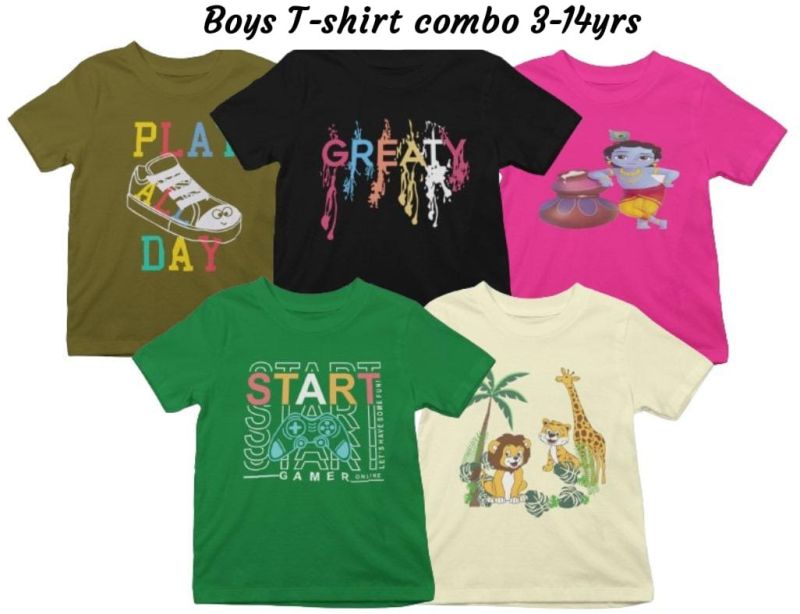 Boys Printed T Shirt