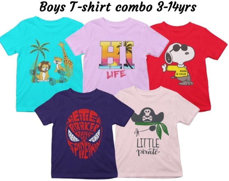 Boys Printed T Shirt