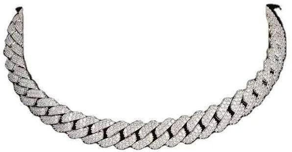 Dazzling Prong Cuban Chain