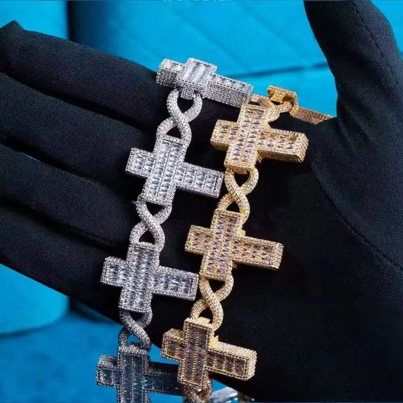 Iced Out Baguette Chain