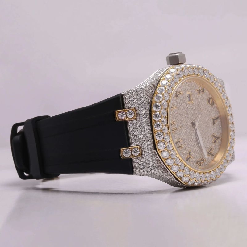 Customized Gold Silver Iced Out Watch