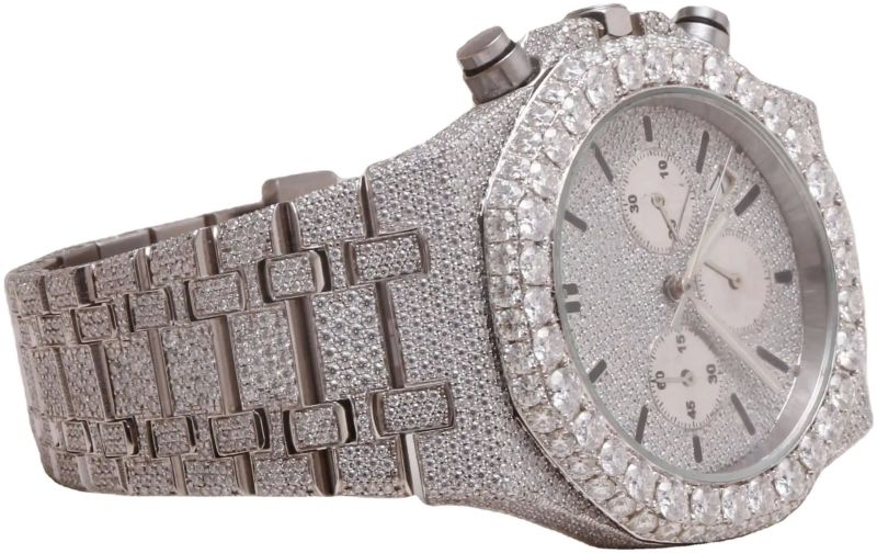 Chronograph Full Iced Out Watch