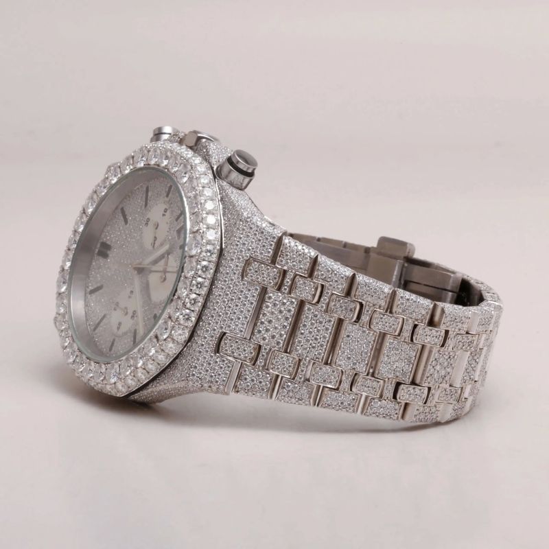 Luxurious Chronograph Full Iced Out Watch