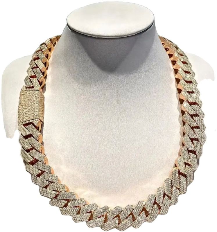 Gold Plated Alloy Cuban Chain