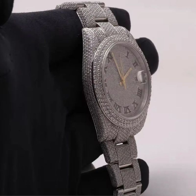 Shiny Bright Premium Quality Moissanite Watch