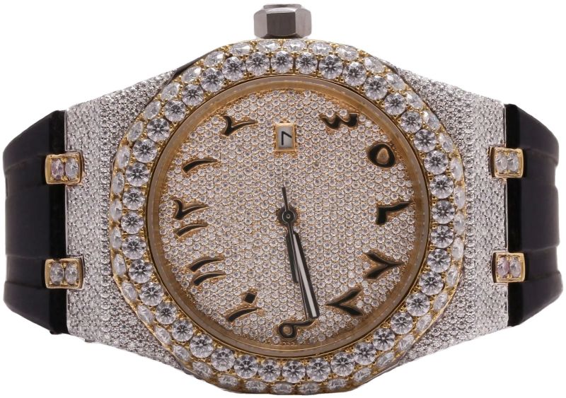 Customized Gold Silver Iced Out Watch