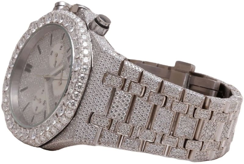 Chronograph Full Iced Out Watch