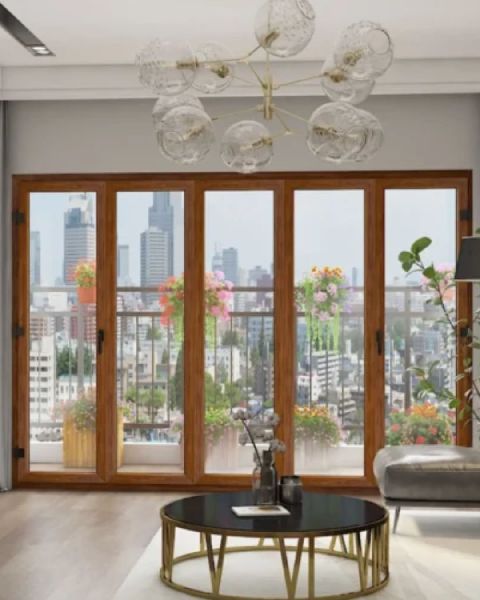 Sliding / Folding / Fixed UPVC Doors, Color : Transparet