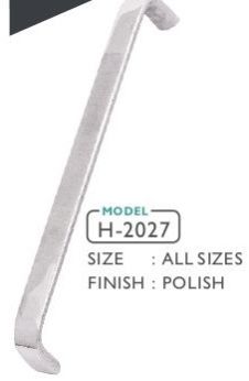 Stainless Steel H 2027 Cabinet Handle, Color : Silver Modern