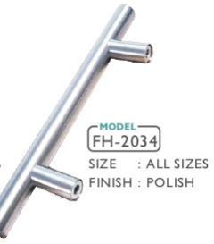 Stainless Steel FH 2034 Cabinet Handle Modern, Finish Type : Polish