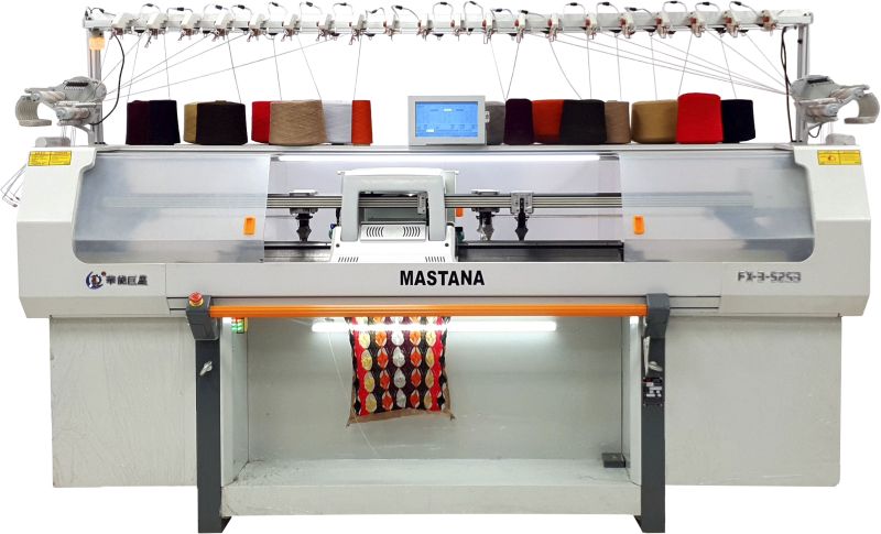 COMPUTERIZED HIGH SPEED INTARSIA FLAT KNITTING MACHINE