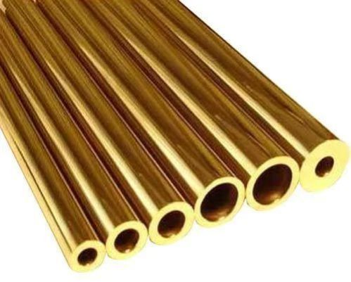 Brass Pipe, Color : Golden for Industrial