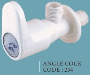 Plastic Angle Cock Taps, Color : White, Handle Type : Single