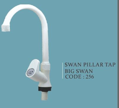 Big Pillar Swan Taps, Color : White for Industry