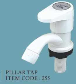 Pillar Water Tap, Color : White, Installation Type : Wall Mounted