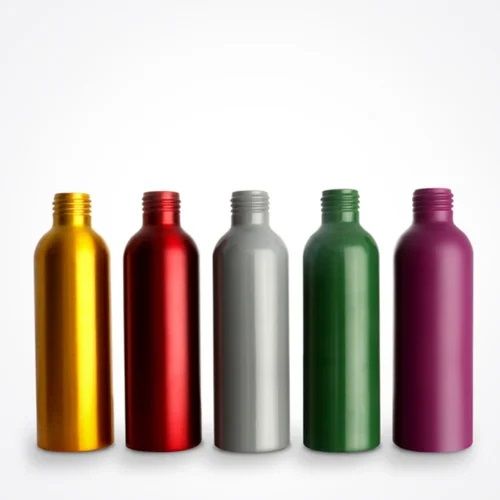 Outside Threaded Colored Aluminum Bottles, Capacity : 1L