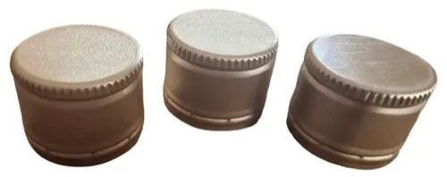 Plain Aluminum Ropp Cap, Color : Golden