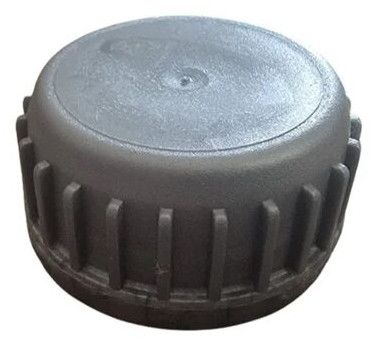 Plain Coated Plastic Automotive Oil Bottle Cap, Color : Grey