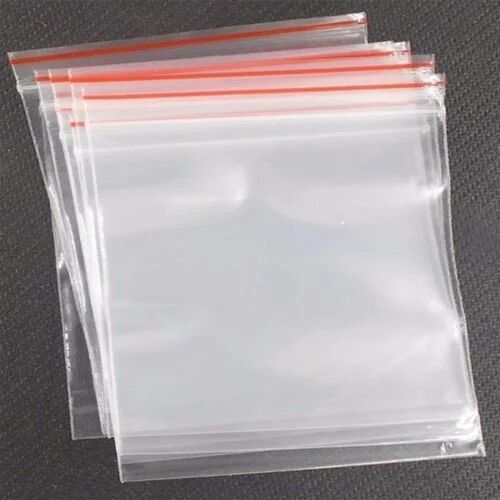 Plain Plastic Zipper Pouch, Color : Transparent, Plastic Type : PVC