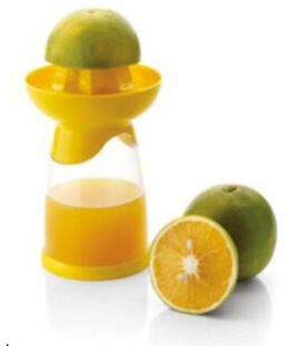 Plastic Mini Hand Press Juicer, Color : Yellow, Packaging Type : Box