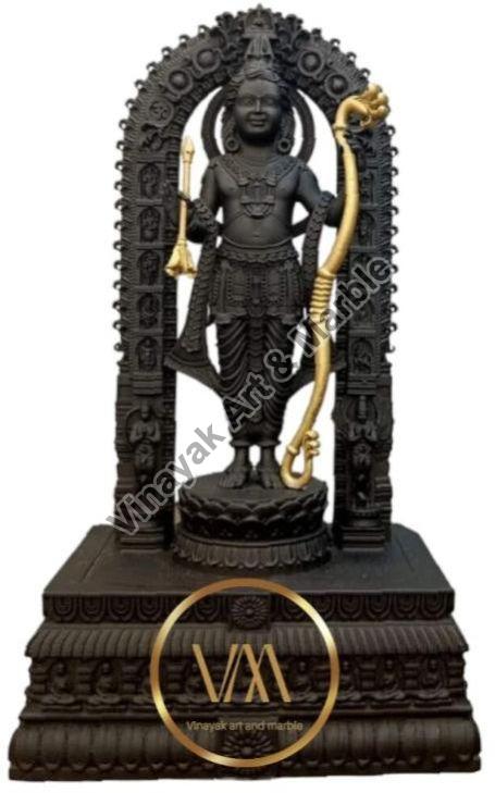 Black Marble Shri RAM Statue