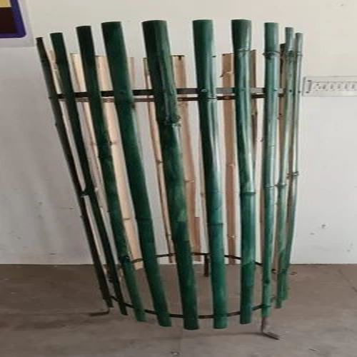 Color Coated Round Green Bamboo Tree Guard