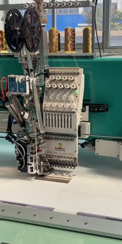 Computerized High Speed Embroidery 3 Beads Dual Sequence Machine