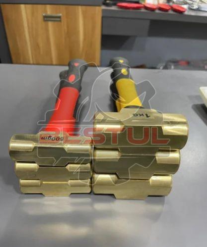 Brass Hammer Fiberglass Handle Sledge