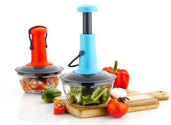500 Ml Push Chopper 2 in 1