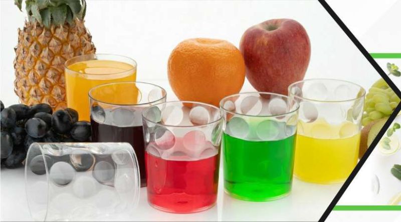 pack of 6 magic plastic glass