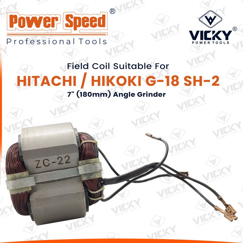 Hitachi / Hikoki G-18 SH-2 Field Coil By PowerSpeed