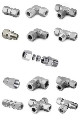 Stainless Steel Instrumentation Fittings For Pneumatic Connections
