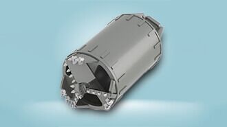 Hard Metal Core Barrel With Cross Cutter