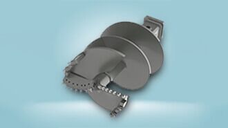 Double Start Rock Auger Without Pilot Bit