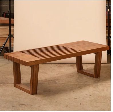 AYO SOLID TEAK WOOD BENCH