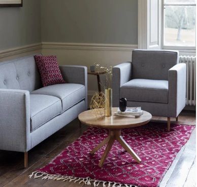 CACHE OAK WOOD ROUND COFFEE TABLE