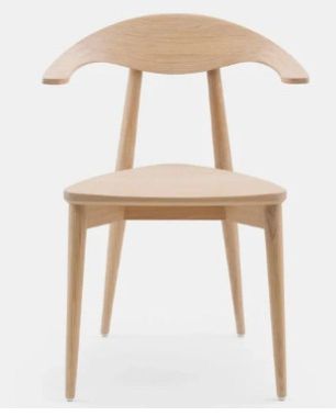 CAMETRA WHITE OAK WOOD STUDY CHAIR